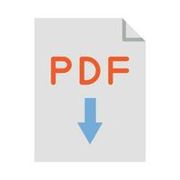 baixar pdf vetor plano ícone para pessoal e comercial usar.