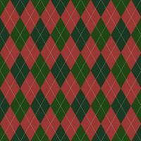 verde e vermelho diamante argyle desatado padronizar usar para toalha de mesa, presente papel, guardanapo, cobertor, lenço, têxtil e etc. vetor