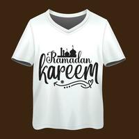 Ramadã citar tipografia camiseta Projeto vetor