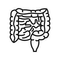 intestinos ícone dentro vetor. logótipo vetor