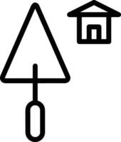 casa esboço ícone símbolo vetor imagem. ilustração do a casa real Estado gráfico propriedade Projeto imagem