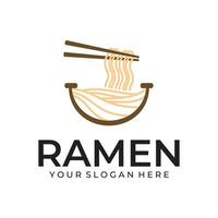 ramen ilustração logotipo vetor