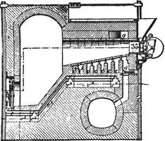 forno Coca, luhrmann sistema, vintage gravação. vetor