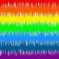bandeira cores do arco-íris. orgulho mês. ilustração vetorial vetor