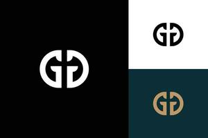 carta g monograma vetor logotipo Projeto