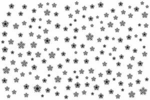 fundo de natal com flocos de neve vetor