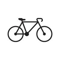 vetor de ícone de bicicleta
