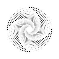abstrato espiral pontos forma elemento vetor