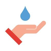 água escassez vetor plano ícone para pessoal e comercial usar.