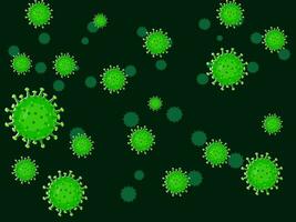 vetor coronavírus gripe plano de fundo.covid vírus bandeira
