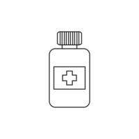 pílulas ícone vetor. antibióticos ilustração placa. vitaminas símbolo ou logotipo. vetor