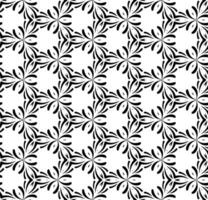 padrão abstrato sem costura preto e branco. fundo e pano de fundo. projeto ornamental em tons de cinza. ornamentos em mosaico. ilustração gráfica vetorial. vetor