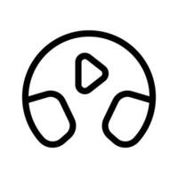 audio ícone vetor símbolo Projeto ilustração