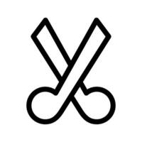 tesouras ícone vetor símbolo Projeto ilustração