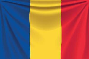costas bandeira romênia vetor