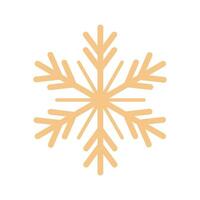 floco de neve vetor ilustração. inverno clima elemento isolado em branco fundo. neve Projeto para padrões, embalagem, decoração
