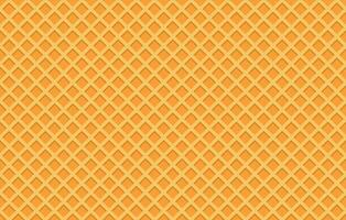 bolacha desatado padronizar. doce sobremesa waffle textura fundo. gelo creme cone. vetor ilustração.