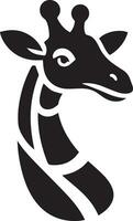 girafa logotipo vetor silhueta ilustração