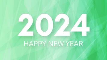 2024 feliz Novo ano em colorida fundo vetor