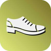 sapatos vetor glifo gradiente fundo ícone para pessoal e comercial usar.