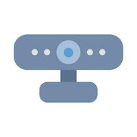 Webcam vetor plano ícone para pessoal e comercial usar.