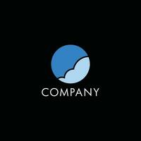 nuvem companhia logotipo Projeto vetor
