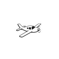 avião logotipo ou ícone Projeto vetor
