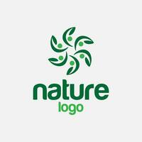 design de logotipo da natureza vetor