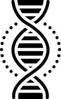 sólido ícone para gene vetor