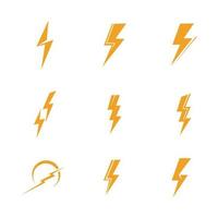 ilustração do logotipo do thunderbolt vetor