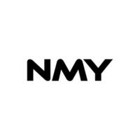 nmy carta logotipo projeto, inspiração para uma único identidade. moderno elegância e criativo Projeto. marca d'água seu sucesso com a impressionante isto logotipo. vetor