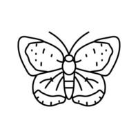 americano cobre inseto linha ícone vetor ilustração