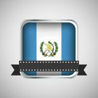 vetor volta bandeira com Guatemala bandeira