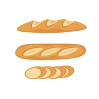 vetor ilustração logotipo baguete pão