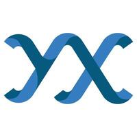 carta yx logotipo vetor