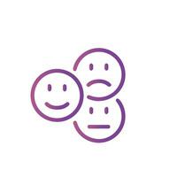 emojis vetor , socail meios de comunicação emoji