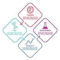 o negócio dados visualização. processo gráfico. abstrato elementos do gráfico, diagrama com passos, opções, partes ou processos. vetor o negócio modelo para apresentação. criativo conceito para infográfico