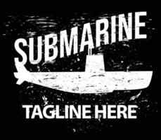 livre vetor submarino com Preto fundo