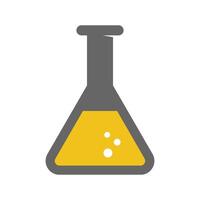 desenho de garrafa química vetor