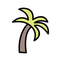 Ícone de vetor de palmeira