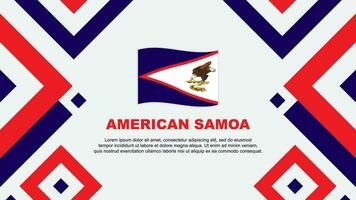 americano samoa bandeira abstrato fundo Projeto modelo. americano samoa independência dia bandeira papel de parede vetor ilustração. americano samoa modelo