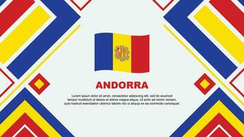 andorra bandeira abstrato fundo Projeto modelo. andorra independência dia bandeira papel de parede vetor ilustração. andorra bandeira