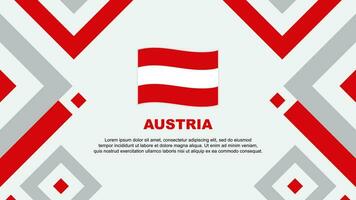 Áustria bandeira abstrato fundo Projeto modelo. Áustria independência dia bandeira papel de parede vetor ilustração. Áustria modelo