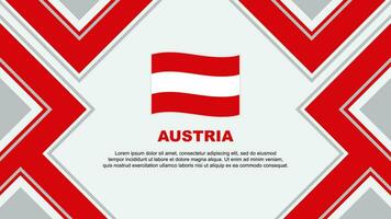 Áustria bandeira abstrato fundo Projeto modelo. Áustria independência dia bandeira papel de parede vetor ilustração. Áustria vetor