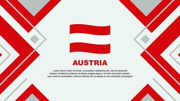 Áustria bandeira abstrato fundo Projeto modelo. Áustria independência dia bandeira papel de parede vetor ilustração. Áustria ilustração