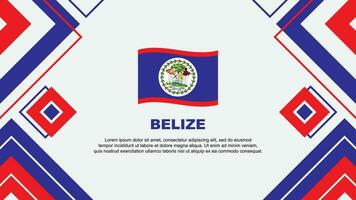 belize bandeira abstrato fundo Projeto modelo. belize independência dia bandeira papel de parede vetor ilustração. belize fundo