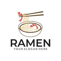 ramen ilustração logotipo vetor