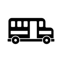 ônibus ícone vetor Projeto modelo simples e moderno