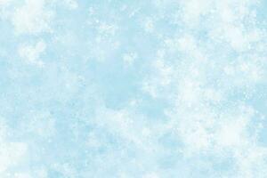 fundo de aquarela de inverno azul abstrato vetor