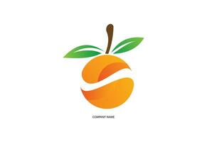 design de ilustração de ícone de vetor de design laranja